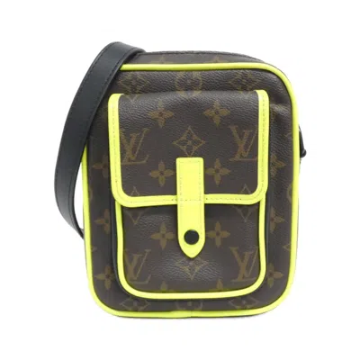 Pre-owned Louis Vuitton Black Marron Monogram Yellow Monogram Shoulder Bag ()