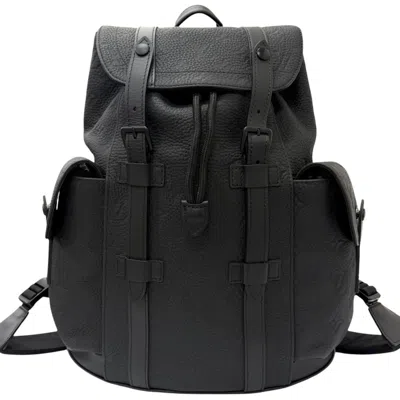 Pre-owned Louis Vuitton Black Monogram Backpack ()