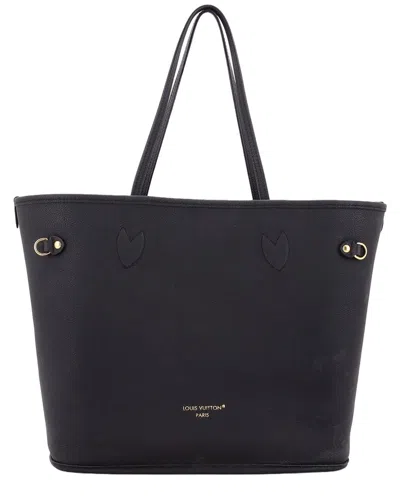 Louis Vuitton Black Monogram Canvas & Leather Neverfull Inside Out Mm  (authentic Pre-loved)