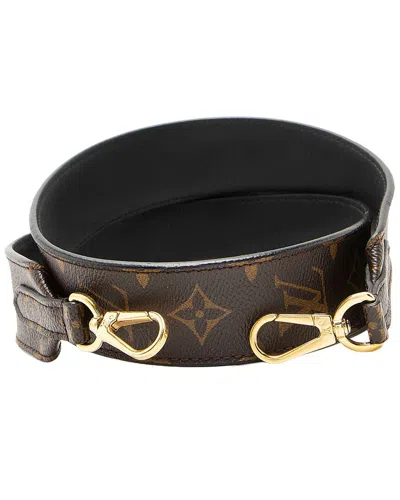 Pre-owned Louis Vuitton Black Monogram Canvas Bandouliere Shoulder Strap (authentic Pre-  Loved)