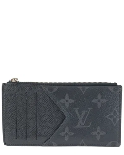 Louis Vuitton Black Monogram Canvas Eclipse Card Coin Case (authentic Pre-  Loved)