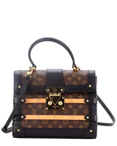 Louis Vuitton Black Monogram Canvas Trianon Pm (authentic Pre-loved)