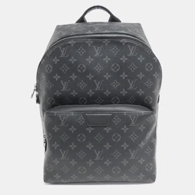 Pre-owned Louis Vuitton Black Monogram Eclipse Backpack
