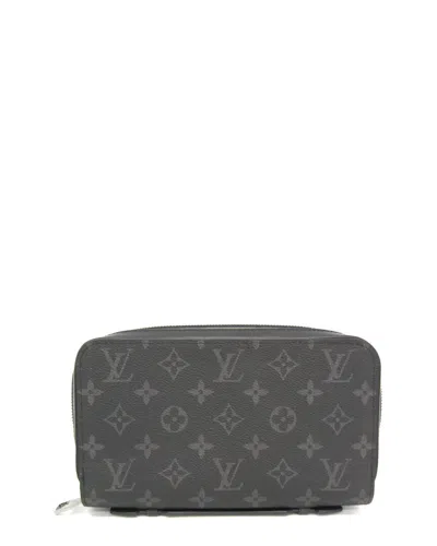 Louis Vuitton Black Monogram Eclipse Bi-fold Wallet (authentic Pre-loved)