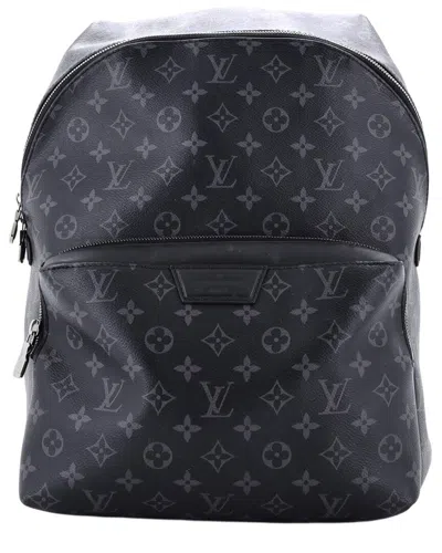 Pre-owned Louis Vuitton Black Monogram Eclipse Canvas Discovery Backpack Pm (authentic  Pre-loved)
