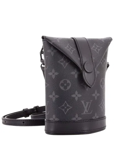 Louis Vuitton Black Monogram Eclipse Canvas Envelope Pouch (authentic Pre-  Loved)