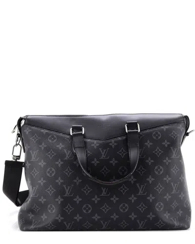 Pre-owned Louis Vuitton Black Monogram Eclipse Canvas Explorer Briefcase (authentic Pre-  Loved)