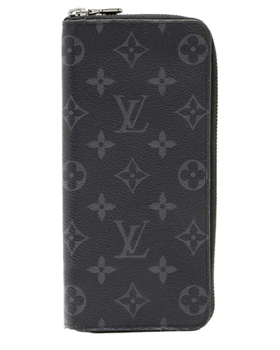 Louis Vuitton Black Monogram Eclipse Canvas Vertical Zippy Wallet (authentic  Pre-loved)