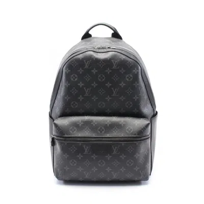 Pre-owned Louis Vuitton Black Monogram Eclipse Coated Canvas Backpack ()