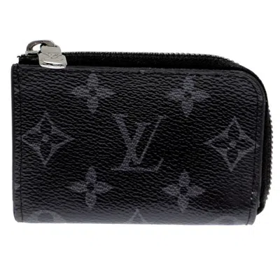 Pre-owned Louis Vuitton Black Monogram Eclipse Coin Purse/coin Case ()