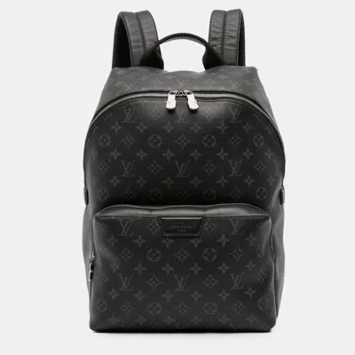 Pre-owned Louis Vuitton Black Monogram Eclipse Discovery Backpack