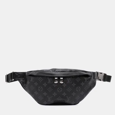 Pre-owned Louis Vuitton Black Monogram Eclipse Discovery Bumbag Pm