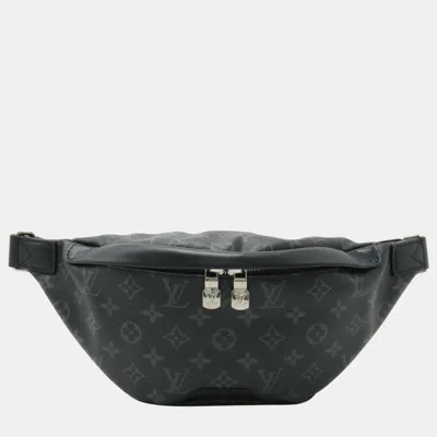 Pre-owned Louis Vuitton Black Monogram Eclipse Discovery Bumbag Pm