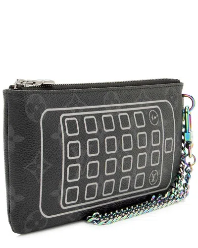 Louis Vuitton Black Monogram Eclipse Flash Fragment Pouch (authentic Pre-  Loved)