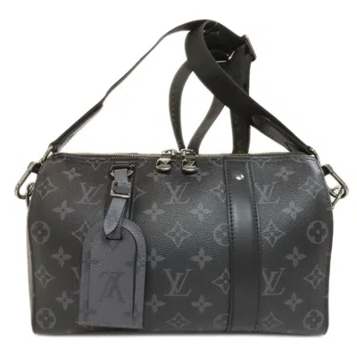 Pre-owned Louis Vuitton Black Monogram Eclipse Monogram Canvas Shoulder Bag ()