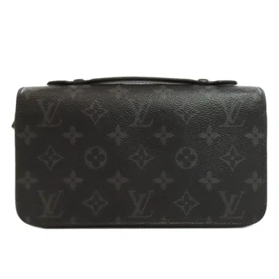 Pre-owned Louis Vuitton Black Monogram Eclipse Monogram Eclipse Clutch Bag ()