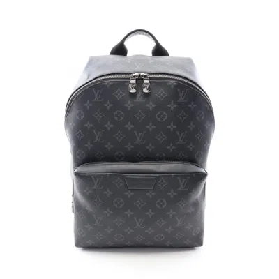 Pre-owned Louis Vuitton Black Monogram Eclipse Monogram Eclipse Leather Backpack () In Black, Monogram Eclipse