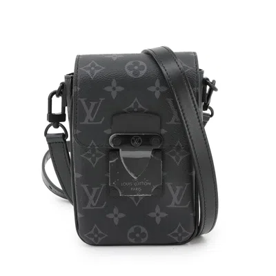 Pre-owned Louis Vuitton Black Monogram Eclipse Monogram Eclipse Shoulder Bag ()