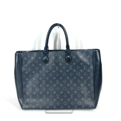 Pre-owned Louis Vuitton Black Monogram Eclipse Monogram Eclipse Shoulder Bag Tote Bag ()