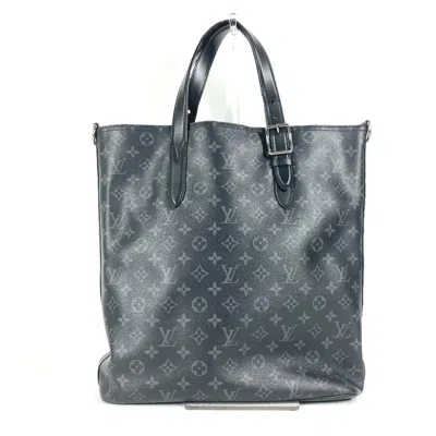Pre-owned Louis Vuitton Black Monogram Eclipse Monogram Eclipse Shoulder Bag Tote Bag ()