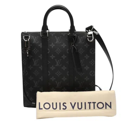 Pre-owned Louis Vuitton Black Monogram Eclipse Monogram Eclipse Tote Bag () In Black, Monogram Eclipse