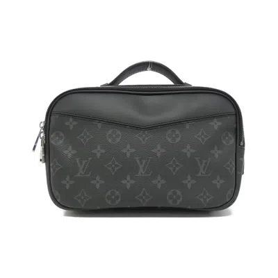 Pre-owned Louis Vuitton Black Monogram Eclipse Shoulder Bag ()