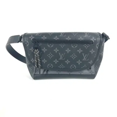 Pre-owned Louis Vuitton Black Monogram Eclipse Shoulder Bag ()