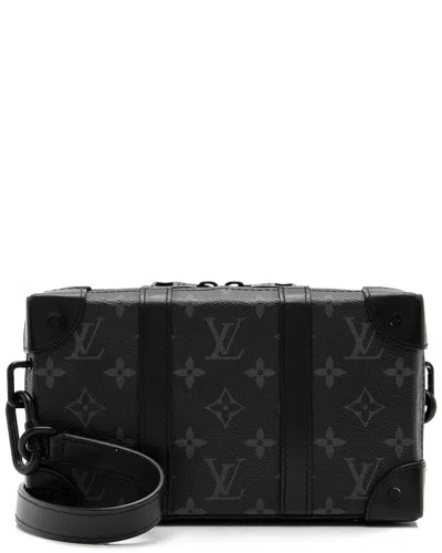 Pre-owned Louis Vuitton Black Monogram Eclipse Soft Trunk Crossbody (authentic Pre-loved)