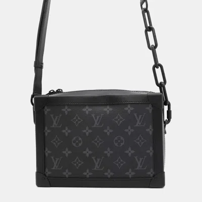 Pre-owned Louis Vuitton Black Monogram Eclipse Soft Trunk Shoulder Bag