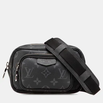 Pre-owned Louis Vuitton Black Monogram Eclipse Taigarama Outdoor Pouch