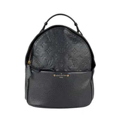 Pre-owned Louis Vuitton Black Monogram Empreinte Backpack ()