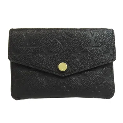 Pre-owned Louis Vuitton Black Monogram Empreinte Coin Purse/coin Case ()
