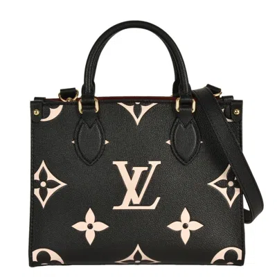 Pre-owned Louis Vuitton Black Monogram Empreinte Handbag Shoulder Bag ()