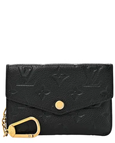 Pre-owned Louis Vuitton Black Monogram Empreinte Leather Key Pouch Cherry (authentic  Pre-loved)