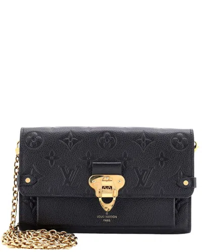 Louis Vuitton Black Monogram Empreinte Leather Vavin Chain Wallet (authentic  Pre-loved)