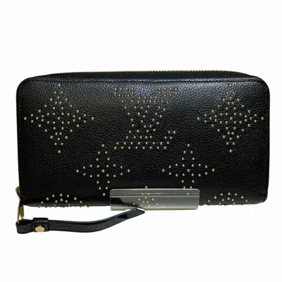Pre-owned Louis Vuitton Black Monogram Empreinte Long Wallet (bi-fold) ()