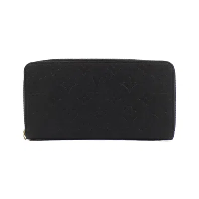 Pre-owned Louis Vuitton Black Monogram Empreinte Long Wallet (bi-fold) ()