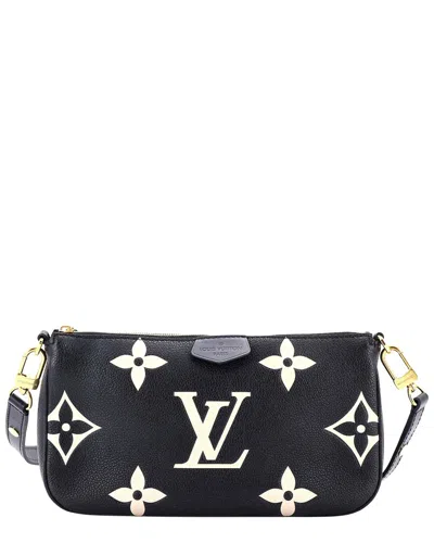 Pre-owned Louis Vuitton Black Monogram Empreinte Multi-pochette Accessoires (authentic  Pre-loved)
