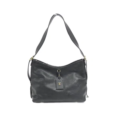 Pre-owned Louis Vuitton Black Monogram Empreinte Pouch Shoulder Bag ()