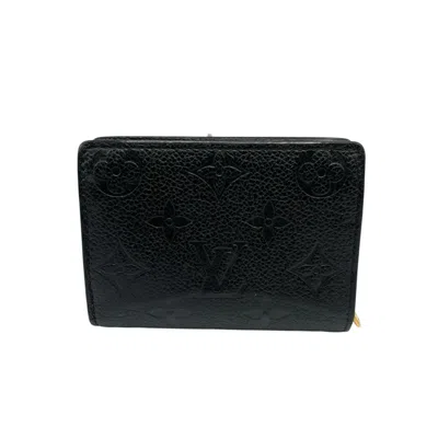 Pre-owned Louis Vuitton Black Monogram Empreinte Wallet (bi-fold) ()