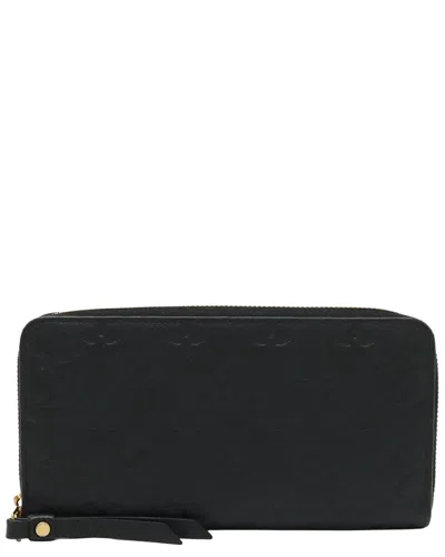 Louis Vuitton Black Monogram Empreinte Zippy Wallet (authentic Pre-loved)