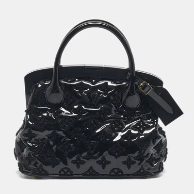 Pre-owned Louis Vuitton Black Monogram Fascinante Lockit Frame Bb Bag