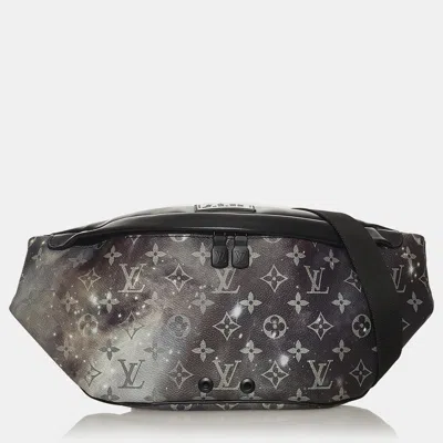 Pre-owned Louis Vuitton Black Monogram Galaxy Discovery Bumbag