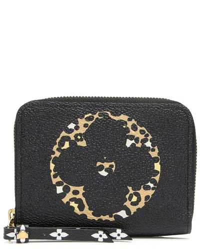 Pre-owned Louis Vuitton Black Monogram Giant Canvas Limited Edition Jungle Zippy Coin Wallet (authentic Pre-lo