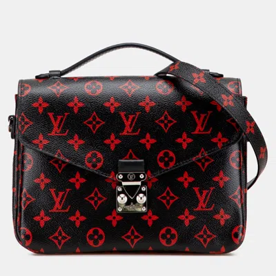 Pre-owned Louis Vuitton Black Monogram Infrarouge Pochette Metis