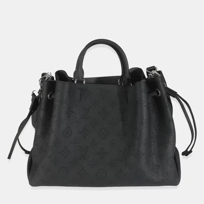 Pre-owned Louis Vuitton Black Monogram Mahina Bella Tote Bag