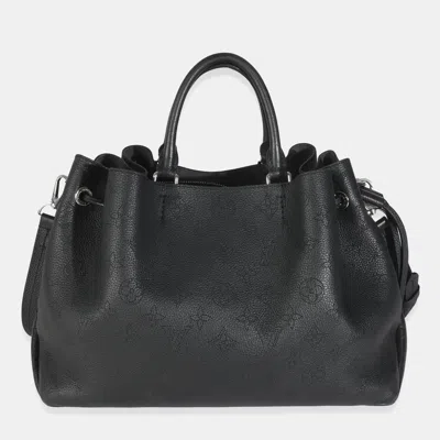 Pre-owned Louis Vuitton Black Monogram Mahina Bella Tote Bag