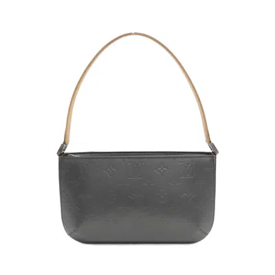 Pre-owned Louis Vuitton Black Monogram Mat Shoulder Bag ()