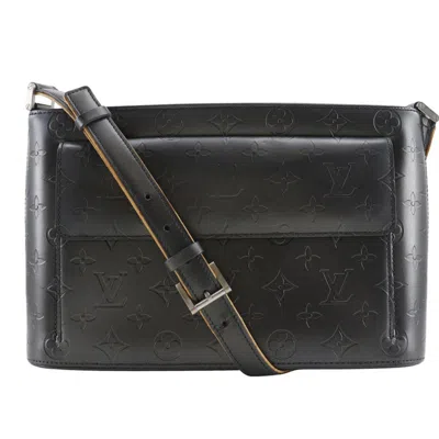 Pre-owned Louis Vuitton Black Monogram Mat Shoulder Bag ()