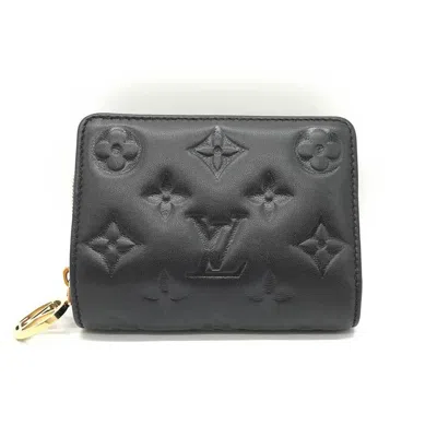 Pre-owned Louis Vuitton Black Monogram Mat Wallet (bi-fold) ()